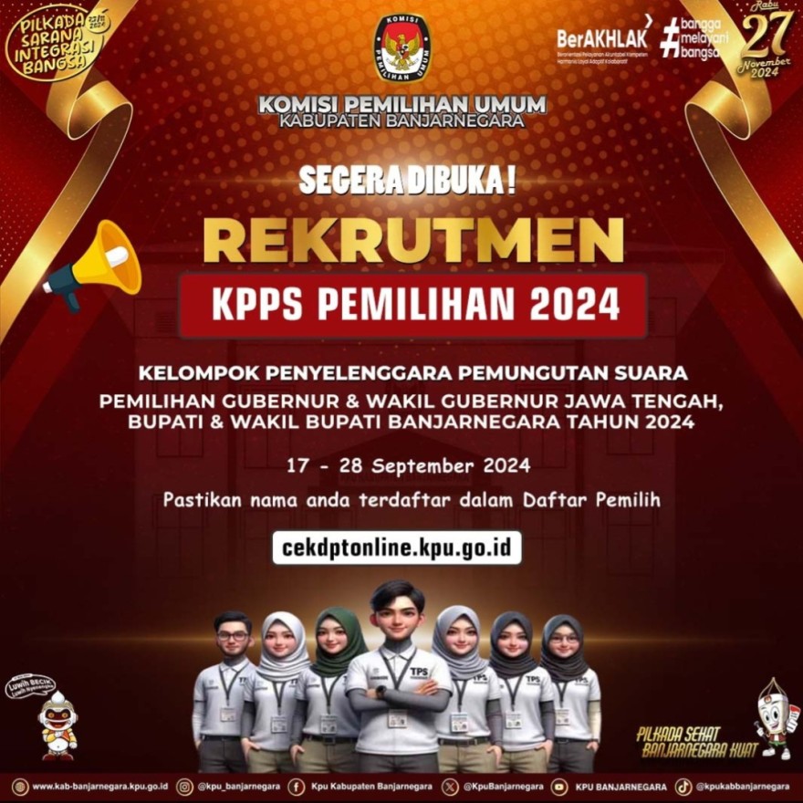 Rekrutmen KPPS Pemilihan 2024: Kesempatan Berkontribusi dalam Suksesnya Pilkada Serentak